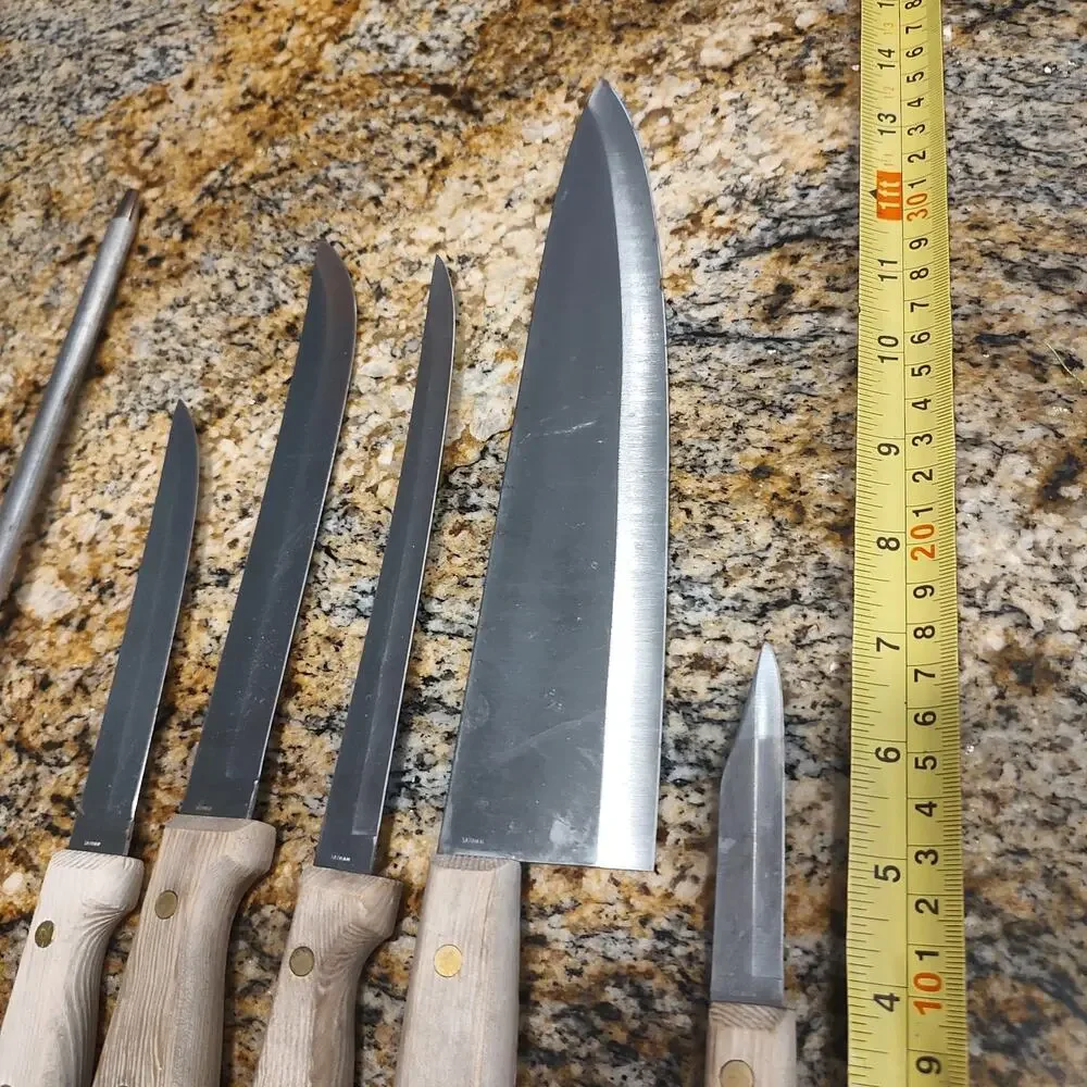 Carvel Haul 6-Piece Knife Set with Block Hi-Carbon Stainless Steel